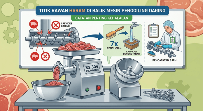 Hati-hati! Mesin Penggiling Daging Bisa Bikin Produk Halal Jadi Haram, Ini Catatan yang Wajib Diwaspadai