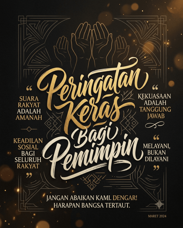 Peringatan Keras Bagi Para Pemimpin: Minta Dicintai Umat atau Didoakan Sengsara oleh Nabi?