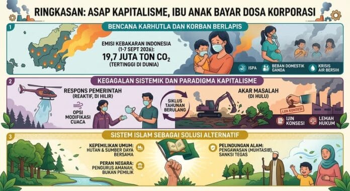 Asap Kapitalisme, Ibu Anak Bayar Dosa Korporasi